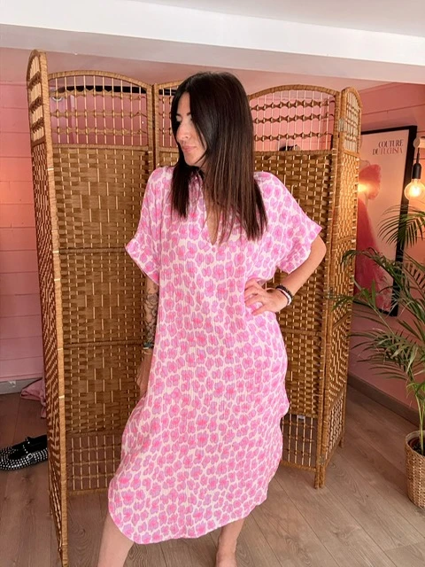 Robe gaz de coton
