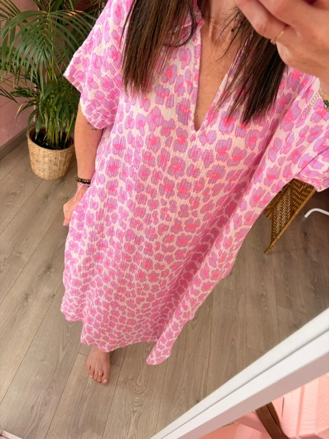 Robe gaz de coton